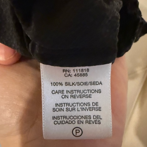 Michael Kors Silk Blouse Tank Sleeveless  Shirt Top Size 4P (Xs - S). - Picture 13 of 14